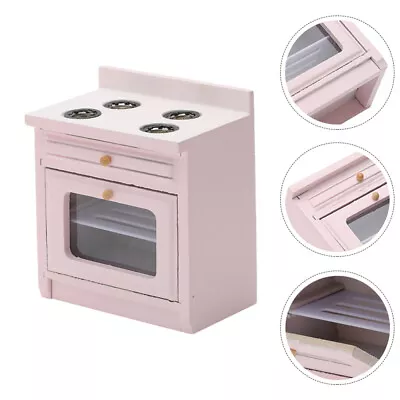 Miniature Dollhouse Cooker Stove Oven Kitchen Furniture For Kids Play Toy • £10.95