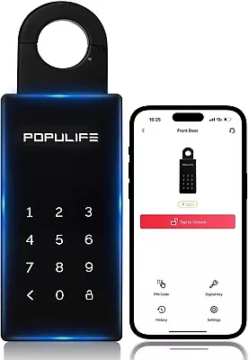 Smart Key Wireless Electronic Digital Lock Box Hide A Key No WiFi Needed • $9.99