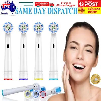 4- 20pcs Electric Toothbrush Heads Replacement For Oral B Braun Models Series AU • $5.23