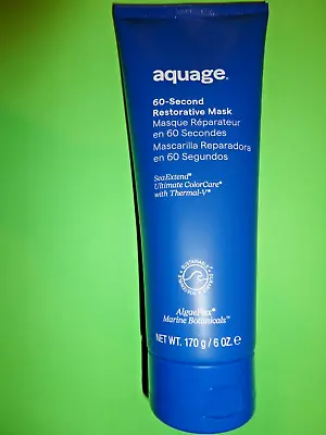 Aquage Sea Extend 60 Second Restorative Mask 6 Oz 170g Full Size Sealed  NEW  • $8.77