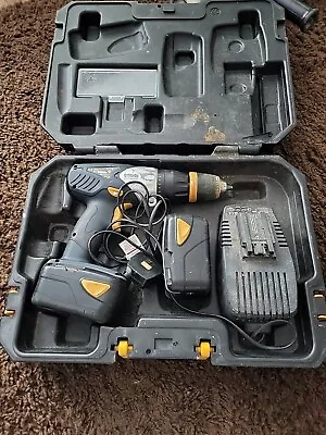 Mac Allister Hammer Drill Comes With 2 Batteries And Charger Good Working Order • £15