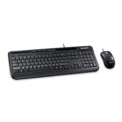 £37.89 • Buy Microsoft Wired Desktop 600 Keyboard Mouse Included USB QWERTY UK English Black
