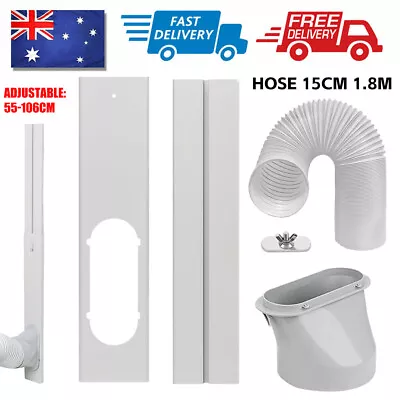 Portable Air Conditioner Spare Parts Gob+Window Slide Kit Plate +Hose 15cm/1.8M • $37.85