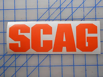SCAG Decal Sticker 5.5  7.5  11  Turf Tiger Cat Zero Turn Blade Belt Mower Seat • $2.99