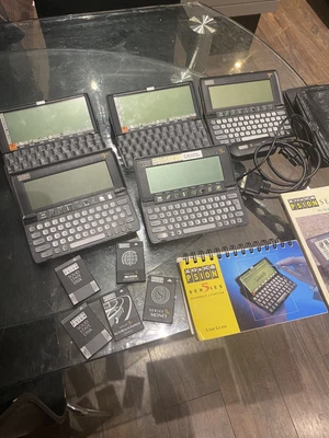 £500 • Buy 5 X Psion, Series 5 Series 3mx, Memory, Softaware Books And Accesories