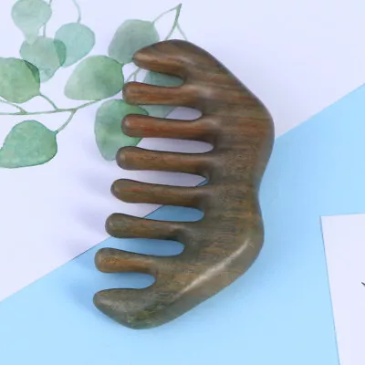  Green Sandalwood Comb Wooden Hair Comb Verawood Comb Hair Care Massage Wooden • $9.55