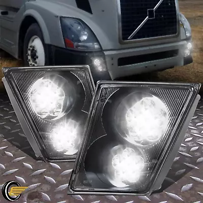 For Volvo VNL VN 2013-2017 LED Bumper Fog Lights Lamp Pair Right Left Side Set • $59.40