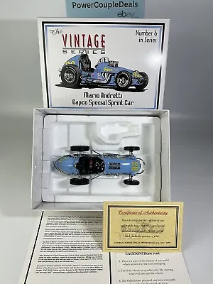 Mario Andretti #83 Gapco Special Vintage Chevy Sprint Race Car 1:18 Gmp Sn: 2959 • $125