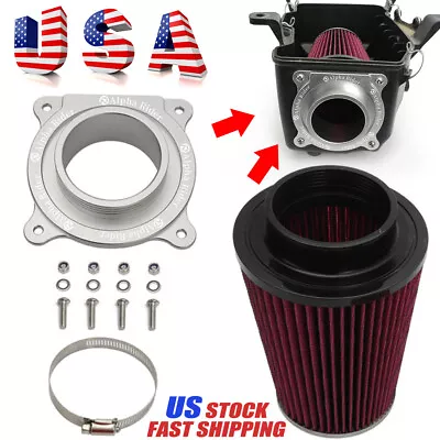 For Yamaha Raptor 700 700R KN 06-21 Pro Flow Air Filter Intake + Holder Adapter • $37.99