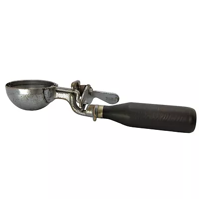 Vtg. Benedict Indestructo Ice Cream Scoop Size 16 To A Quart Spring Heavy Duty • $40