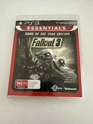 Fallout 3 Game Of The Year Edition PS3 Essentials Game Region 4 • $29.95