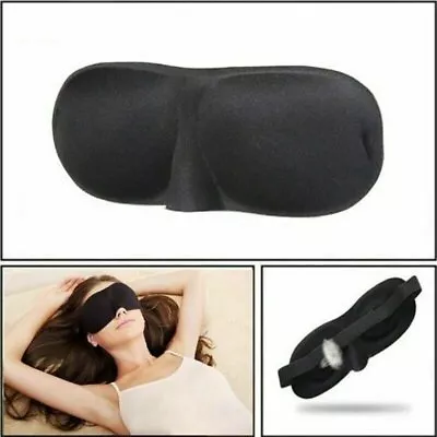 $3.99 • Buy Travel 3D Eye Mask Sleep Soft Padded Shade Cover Rest Relax Sleeping Blindfold