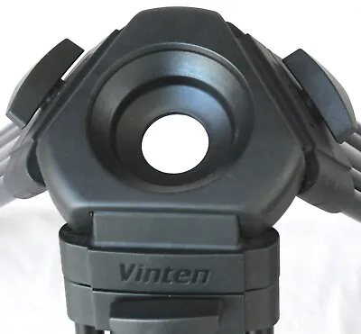 Vinten V3822-0001 Single-stage Black Aluminium 75mm Pozi-Loc Video Tripod - Mint • $475