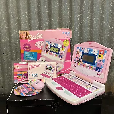 Barbie B-Book Learning Laptop Notebook With Accessories Mouse & Box! • $139