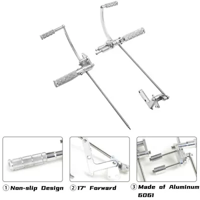 17  Aluminum Forward Controls Foot Pedals For Yamaha Vmax 1200 VMX1200 1985-2007 • $238