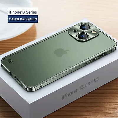 For IPhone 15 14 Pro Max 13 12 11 Pro Metal Shockproof Matte Clear Case Cover • $11