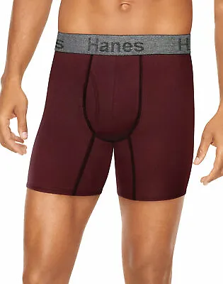 Hanes Men's 3-Pack Comfort Flex Boxer Briefs Fit Ultra Soft Cotton Stretch Wick • $11.07