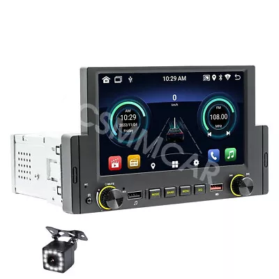 Touch Screen Car Radio GPS Navigation MP5 Player For Apple CarPlay Android Auto • $114.66