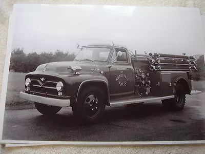 1955  Ford F600 Firetruck Woodstock Village Ny  11 X 17  Photo /  Picture • $15.95