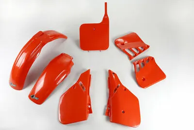 $131.26 • Buy Plastic Kit Fairings Ufo Honda Cr 250 1987 Orange OEM '87 Motocross 80s