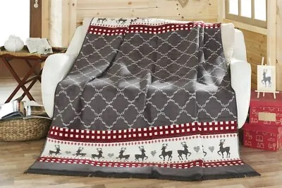 £19.99 • Buy Cotton Rich Large Luxury  Throw Sofa Bed Mink Soft Warm Fleece Blanket 150x200