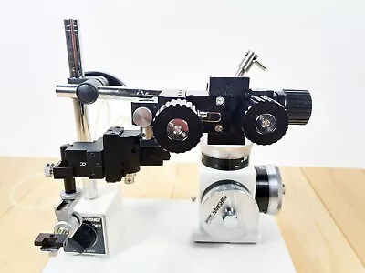 Narishige 3d 3 Axis Micromanipulator Set Mmo-203 Mn-4 B-8c Ip Pipette Mount (2) • $1999.99