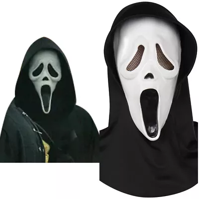 Scream VI Grimace Killer Mask Cosplay Latex Helmet Masquerade Halloween Party • $27.39