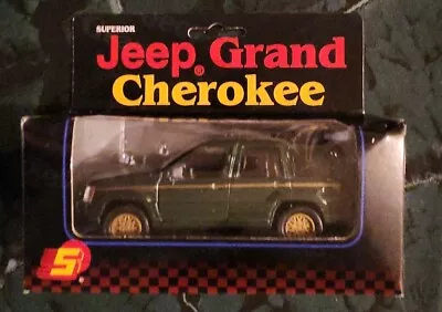 Superior Collectibles Die Cast 1996 Jeep Grand Cherokee 1:34 Scale SS5106W New • $11