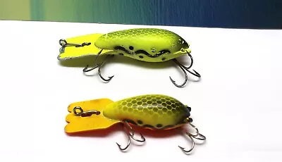 Vintage Fred Arbogast - Mud Bug - Fishing Lures - Lot Of 2 • $4.99