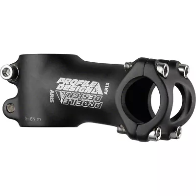 Profile Design Aris Stem 80mm Clamp 26mm +/-7 Degree 1 1/8 In Black Aluminum • $46.61