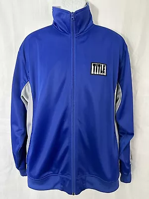 Title Tricot Boxing Warm Up Suit Men's Blue Jacket Size L • $19.99