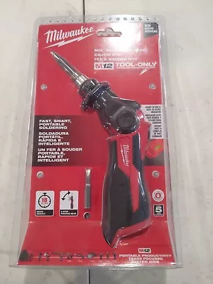 Milwaukee M12 12-Volt Lithium-Ion Cordless Soldering Iron Tool Only 2488-20 • $89.99