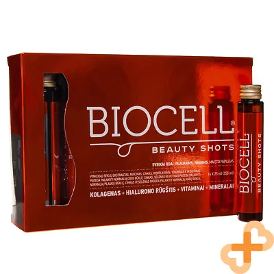 BIOCELL Beauty Shots 25mlx14pcs Collagen Hyaluronic Acid Vitamins Minerals • $46.88