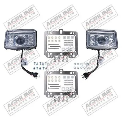 LED Headlight Kit - Massey Ferguson 3000 3600 4200 6200 8100 Series & More • £209.99