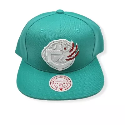 Mitchell & Ness Memphis Grizzlies White Color Popz HWC Teal Adjustable Snapback • $34.99