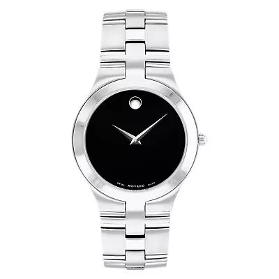 Movado Men's Juro Black Dial Watch - 607442 • $310.96