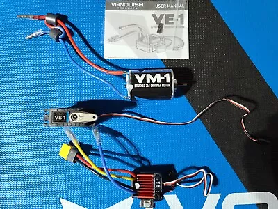 NEW VANQUISH VE-1 Brushed ESC VM-1 Brushed Motor VS-1 Servo Phoenix • $49.99