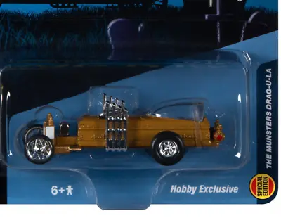 Johnny Lightning Silver Screen The Munsters Drag-U-LA - Hobby Exclusive 1:64 Car • $8.99