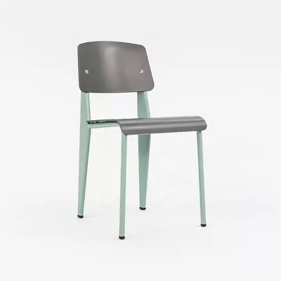 New Jean Prouve For Vitra Standard SP Dining Chair Mint Green W/ Grey 12+ Avail • $800