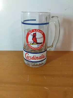 $22.92 • Buy ST. LOUIS CARDINALS MLB Vintage 1991 Baseball Team Glass Beer Mug