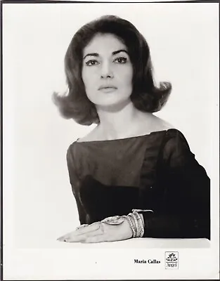 MARIA CALLAS CLOSEUP PORTRAIT 1960’s Original ANGEL Photo • $24.99