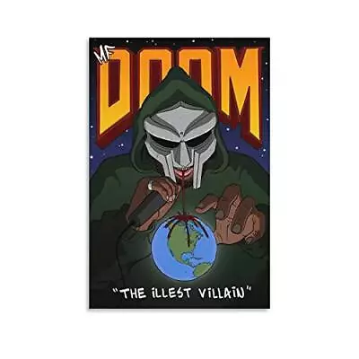 ENYPOLIS Rapper MF Doom Posters & Prints On Canvas Wall Art Poster For Room • $20.19