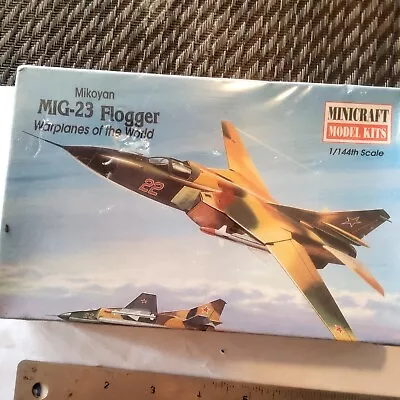 Minicraft Mikoyan Mig-23 Flogger 14427 Scale 1:144 Model Kit New & Sealed Celofo • $8