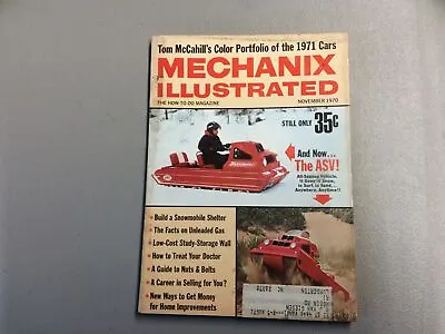 Mechanix Illustrated November 1970 Vol 66 Number 510 • $9.99