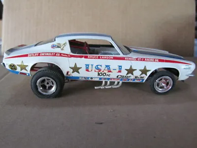 Bruce Larsons USA-1 Camaro Funny Car MPC Built Model Displays Nicely • $175