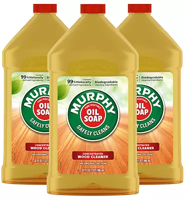 Murphy Oil Soap Wood Cleaner 32 Fluid Ounce Pack Of 3 • $21.70