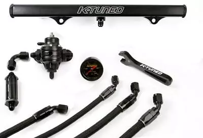 K-Tuned Center Feed Fuel System With Brushed Aluminum Fuel Rail • $516.36