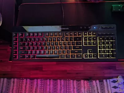 Corsair K55 Wired RGB Backlit Gaming Keyboard • $7.50