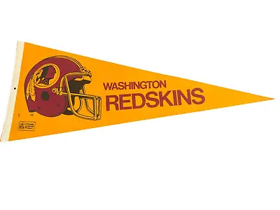 NFL Vintage Washington Redskins Football Team Felt Pennant • $18.99