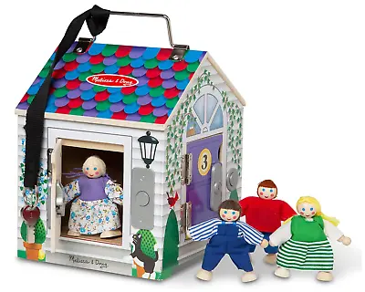 Melissa & Doug Deluxe Wooden Doorbell House - FREE SHIPPING! ORDER NOW! • $34.97